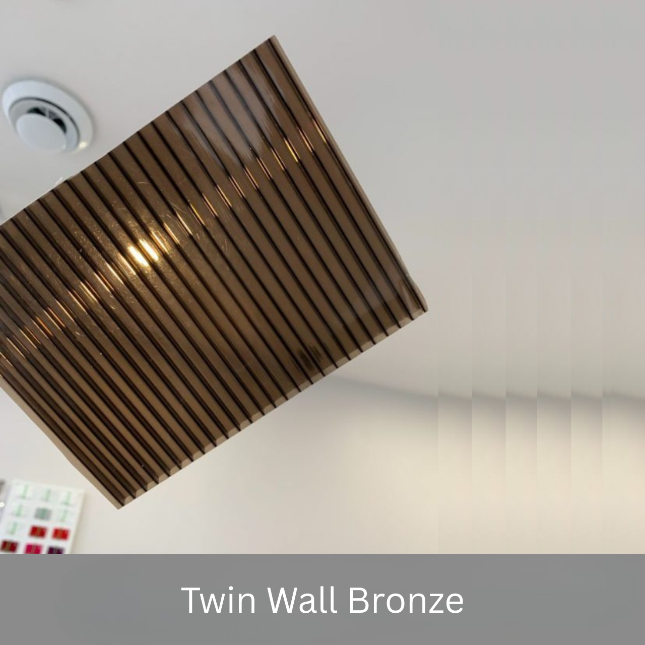 Poly-carbonate Twin Wall Bronze (Brown)