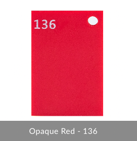 Acrylic Red (Opaque) - #136