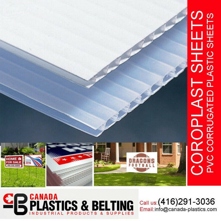 Coroplast sheets (Sign making corrugated plastics)