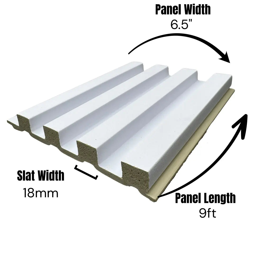 WPC Solid Wall Panels – 18mm | 6.5" x 9ft