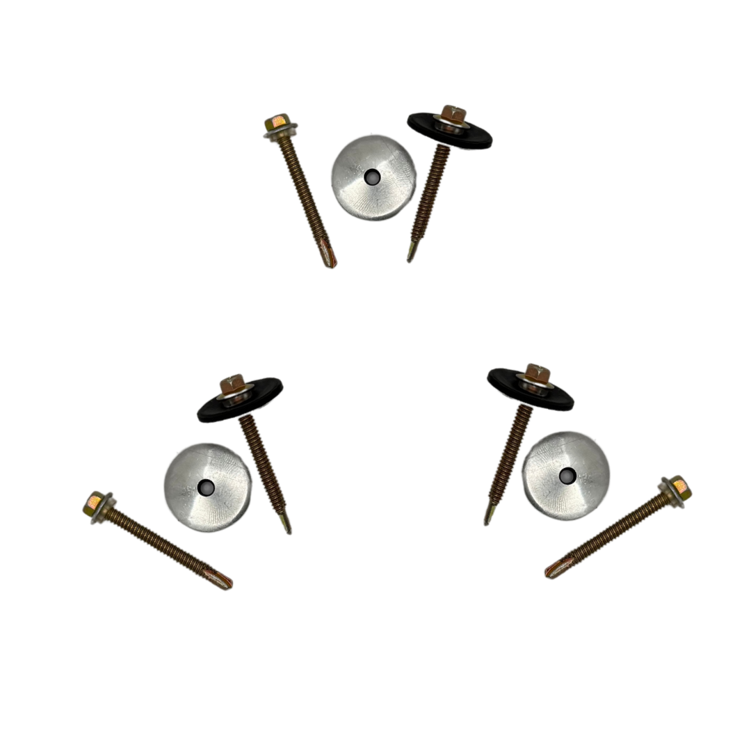 Polycarbonate Twin wall Screws and Washers (Neoprene Rubber)