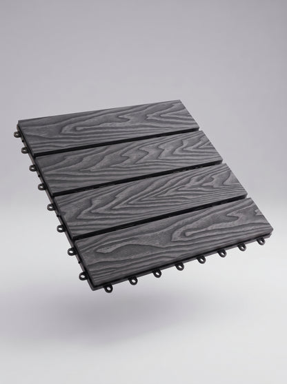 WPC Interlocking Decking Tiles (Box of 10)