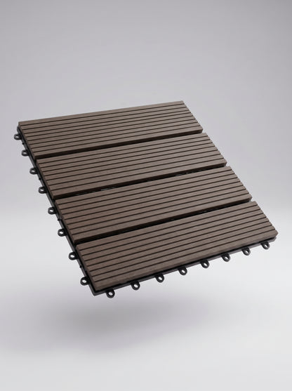 WPC Interlocking Decking Tiles (Box of 10)