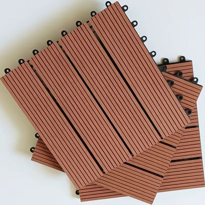 WPC Interlocking Decking Tiles (Box of 10)