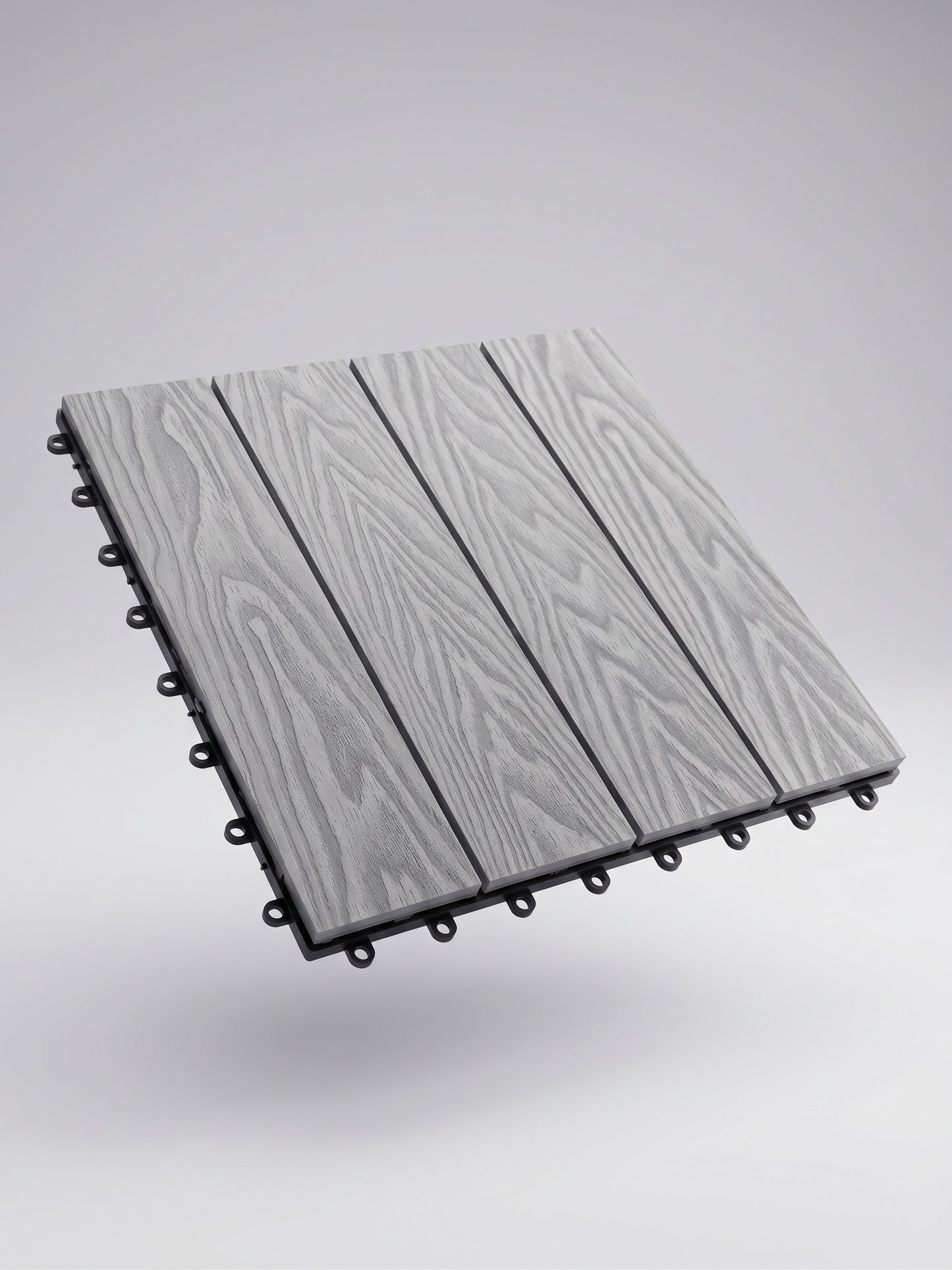 WPC 3D Embossed Decking Tile