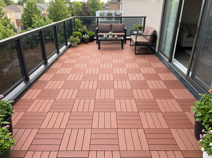 WPC Interlocking Decking Tiles (Box of 10)