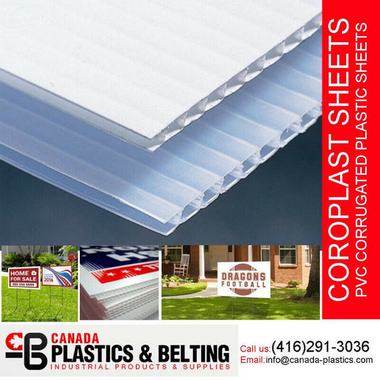Coroplast sheet 6mm x 4ft x 8ft