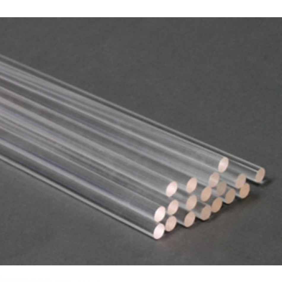 Clear Acrylic Round Rods (6ft Long)